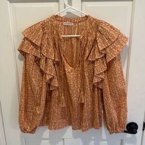 Ulla Johnson Leopard Print Blouse